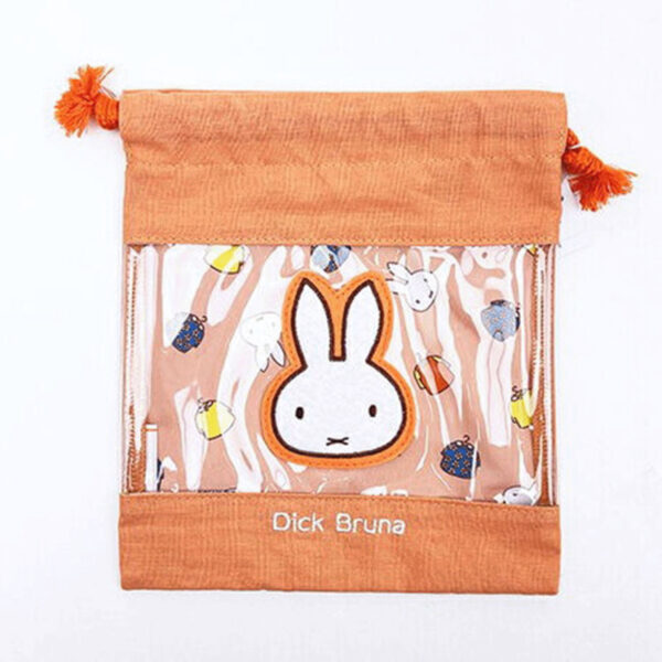 米飛兔 My Favorite Dress Miffy 束口袋 多用途 抽繩收納袋 橘色