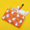 p+g design NUU Miffy 矽膠 收納包 化妝包 橘色