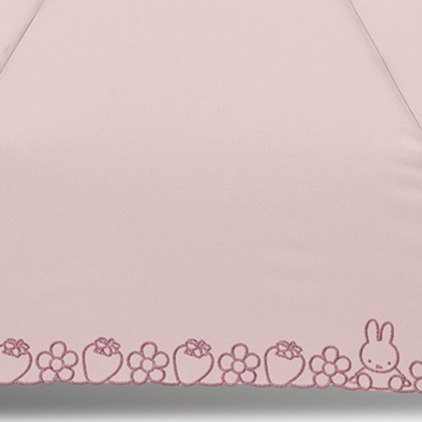 米飛兔 傘面刺繡 晴雨兼用 1級遮光 防曬 陽傘 折疊傘 波里斯熊