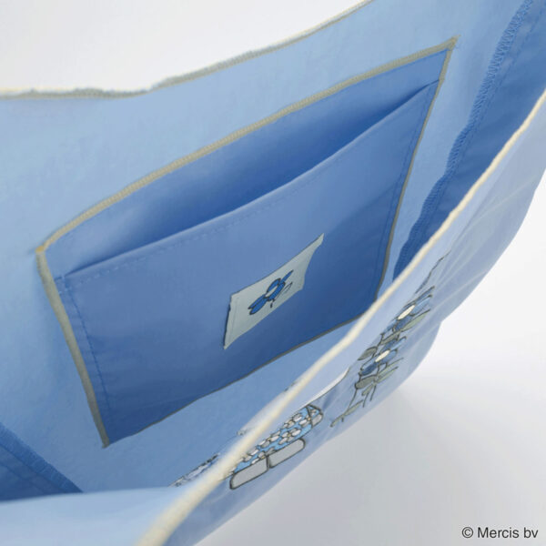 米飛兔 MIFFY EMBROIDERY 購物袋 藍色