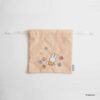 米飛兔 BRUNA MOTIF EMBROIDERY 束口包 米色