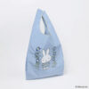 米飛兔 MIFFY EMBROIDERY 購物袋 藍色