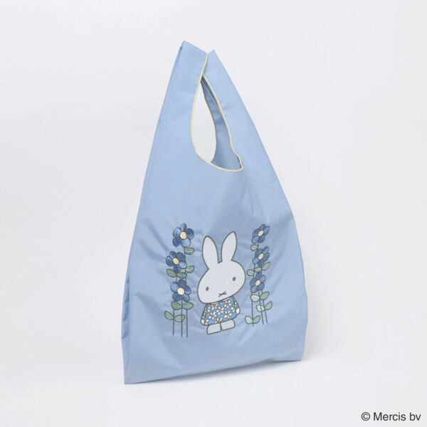 米飛兔 MIFFY EMBROIDERY 購物袋 藍色