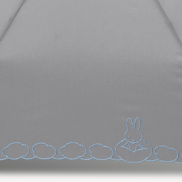 米飛兔 傘面刺繡 晴雨兼用 1級遮光 防曬 陽傘 折疊傘 波里斯熊