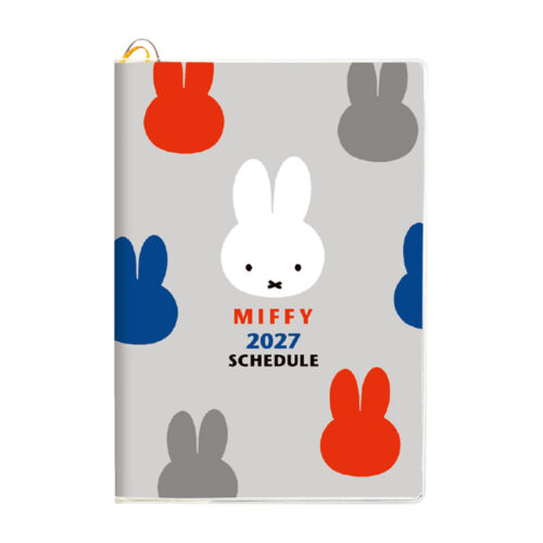 2027 米飛兔 B6月曆手冊 月曆&區塊式週曆 10月開始（款式2）