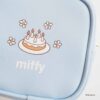 米飛兔 MIFFY CELEBRATION 方形收納包 化妝包 藍色