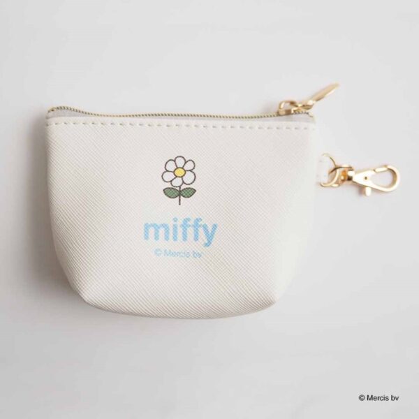 米飛兔 MIFFY CELEBRATION 迷你 梯形收納包 零錢包 象牙色