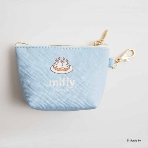 米飛兔 MIFFY CELEBRATION 微型梯形收納包 藍色