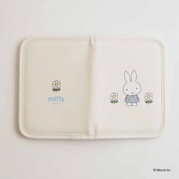 米飛兔 MIFFY CELEBRATION 書本型 多功能收納包 象牙色