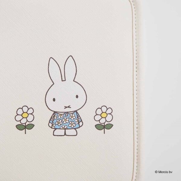 米飛兔 MIFFY CELEBRATION 書本型 多功能收納包 象牙色
