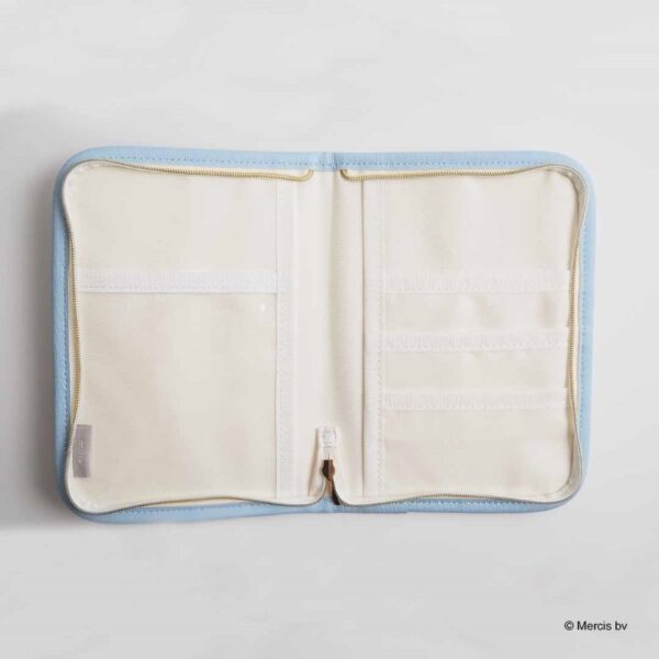 米飛兔 MIFFY CELEBRATION 書本型 多功能收納包 藍色