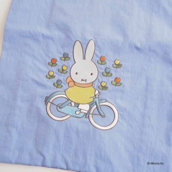 米飛兔 BRUNA MOTIF EMBROIDERY 購物袋 藍色