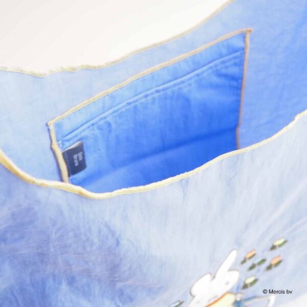 米飛兔 BRUNA MOTIF EMBROIDERY 購物袋 藍色