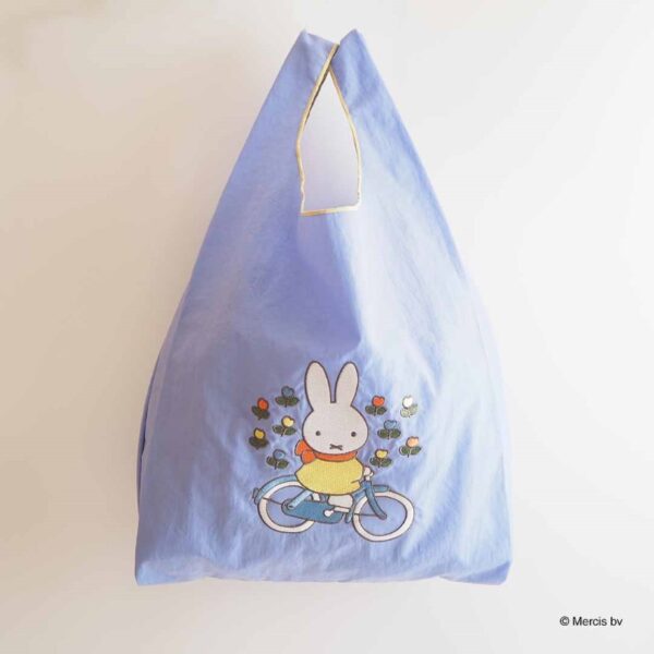 米飛兔 BRUNA MOTIF EMBROIDERY 購物袋 藍色