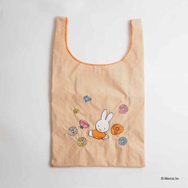 米飛兔 BRUNA MOTIF EMBROIDERY 購物袋 米色