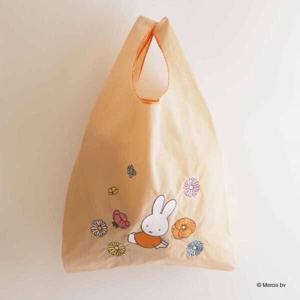 米飛兔 BRUNA MOTIF EMBROIDERY 購物袋 米色