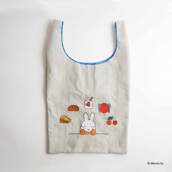米飛兔 BRUNA MOTIF EMBROIDERY 購物袋 灰色