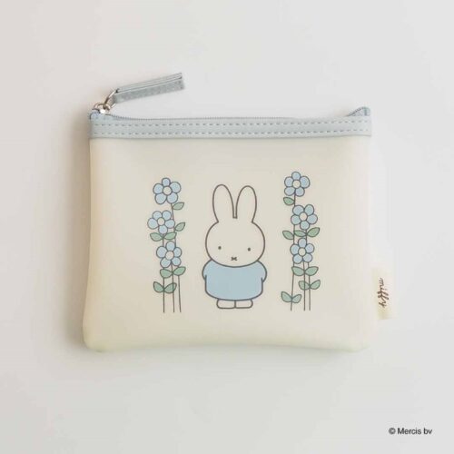 米飛兔 MIFFY MILKY PVC 迷你平面收納包 藍色