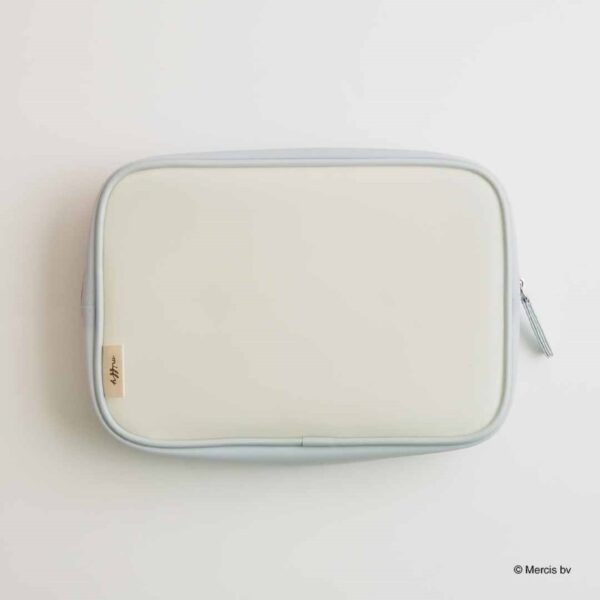 米飛兔 MIFFY MILKY PVC 方形收納包 化妝包 藍色