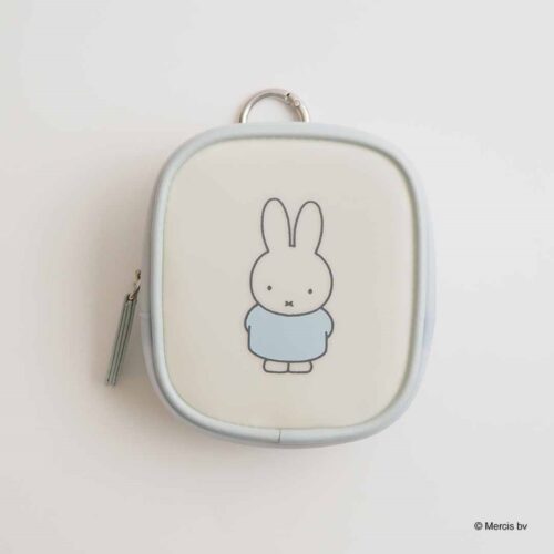 4571646444429 (1) 米飛兔 MIFFY MILKY PVC 迷你方形收納包 藍色