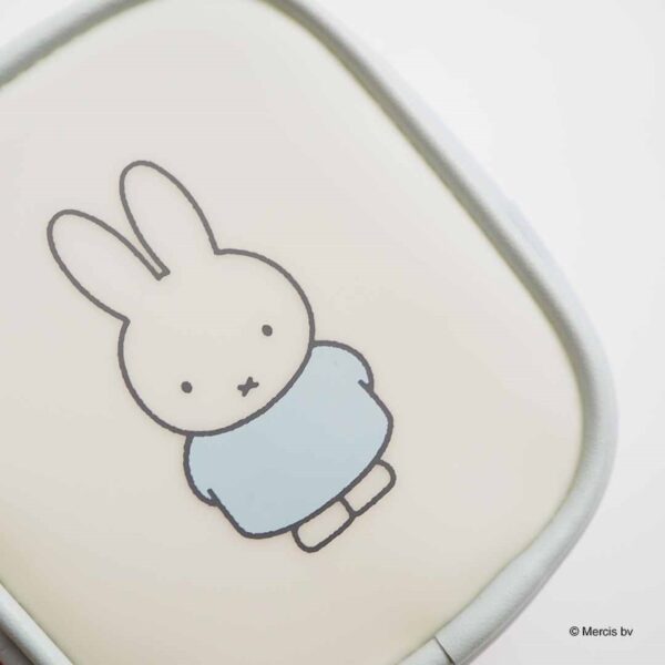 米飛兔 MIFFY MILKY PVC 迷你方形收納包 藍色