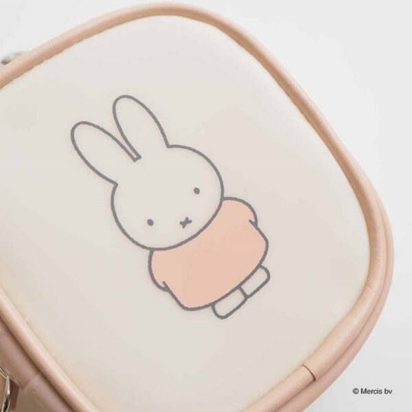 米飛兔 MIFFY MILKY PVC 迷你方形收納包 粉色