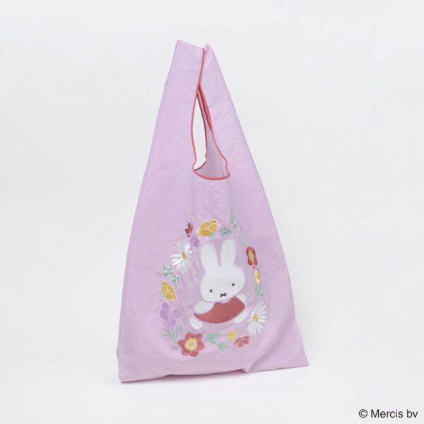 米飛兔 MIFFY EMBROIDERY 購物袋 粉色