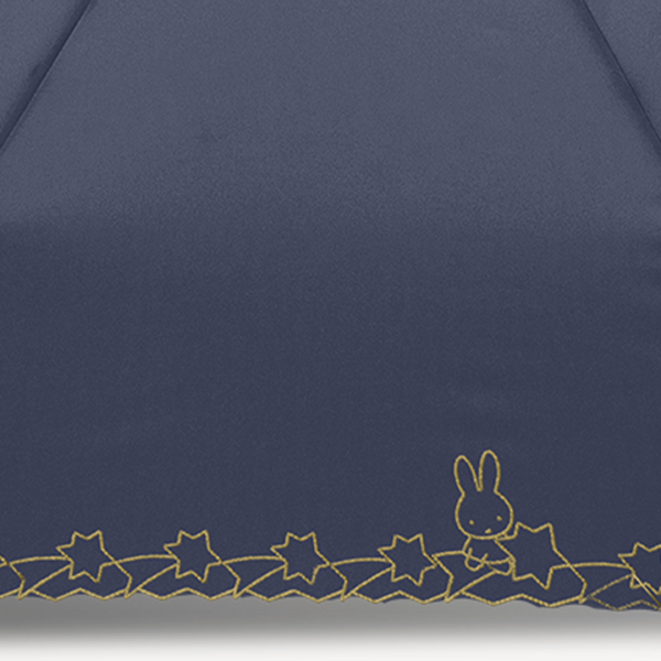 米飛兔 傘面刺繡 晴雨兼用 1級遮光 防曬 陽傘 折疊傘 波里斯熊