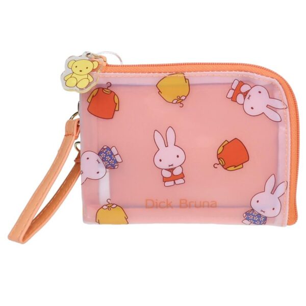 米飛兔 My Favorite Dress Miffy 自動伸縮 票卡夾 零錢包 橘色