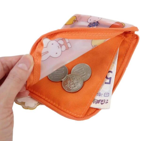 米飛兔 My Favorite Dress Miffy 自動伸縮 票卡夾 零錢包 橘色
