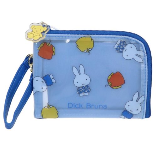 BE5554DW104449_1_l 米飛兔 My Favorite Dress Miffy 自動伸縮 票卡夾 零錢包 藍色