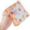 米飛兔 My Favorite Dress Miffy 微透A字型 收納包 化妝包 橘色