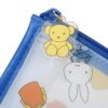 米飛兔 My Favorite Dress Miffy 微透A字型 收納包 化妝包 藍色