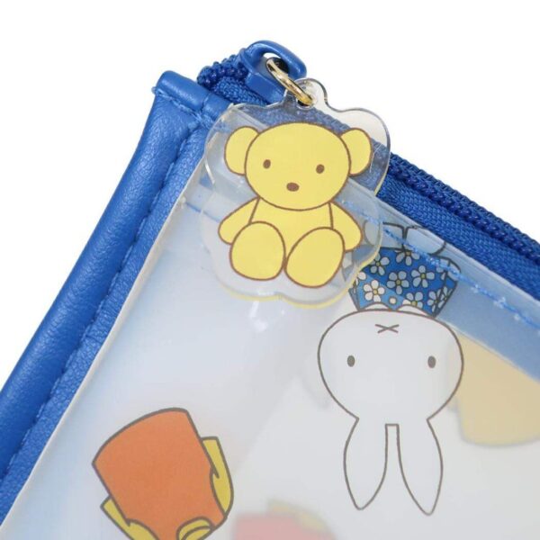 米飛兔 My Favorite Dress Miffy 微透A字型 收納包 化妝包 藍色