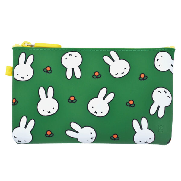 p+g design NUU Miffy 矽膠 收納包 化妝包 綠色