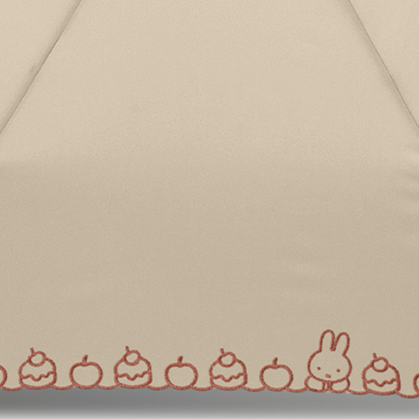 米飛兔 傘面刺繡 晴雨兼用 1級遮光 防曬 陽傘 折疊傘 波里斯熊