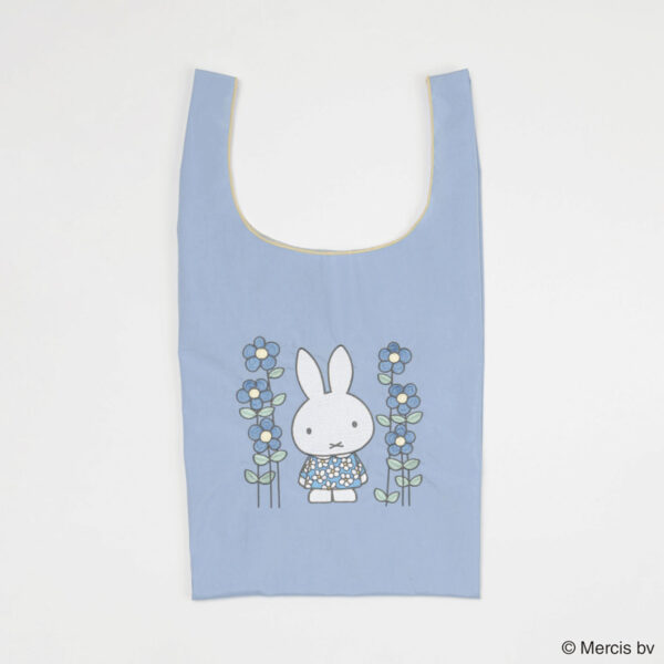 米飛兔 MIFFY EMBROIDERY 購物袋 藍色